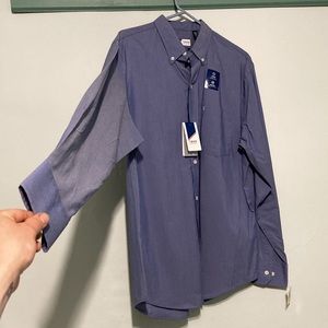 IZOD Long Sleeve Button Shirt Mens M